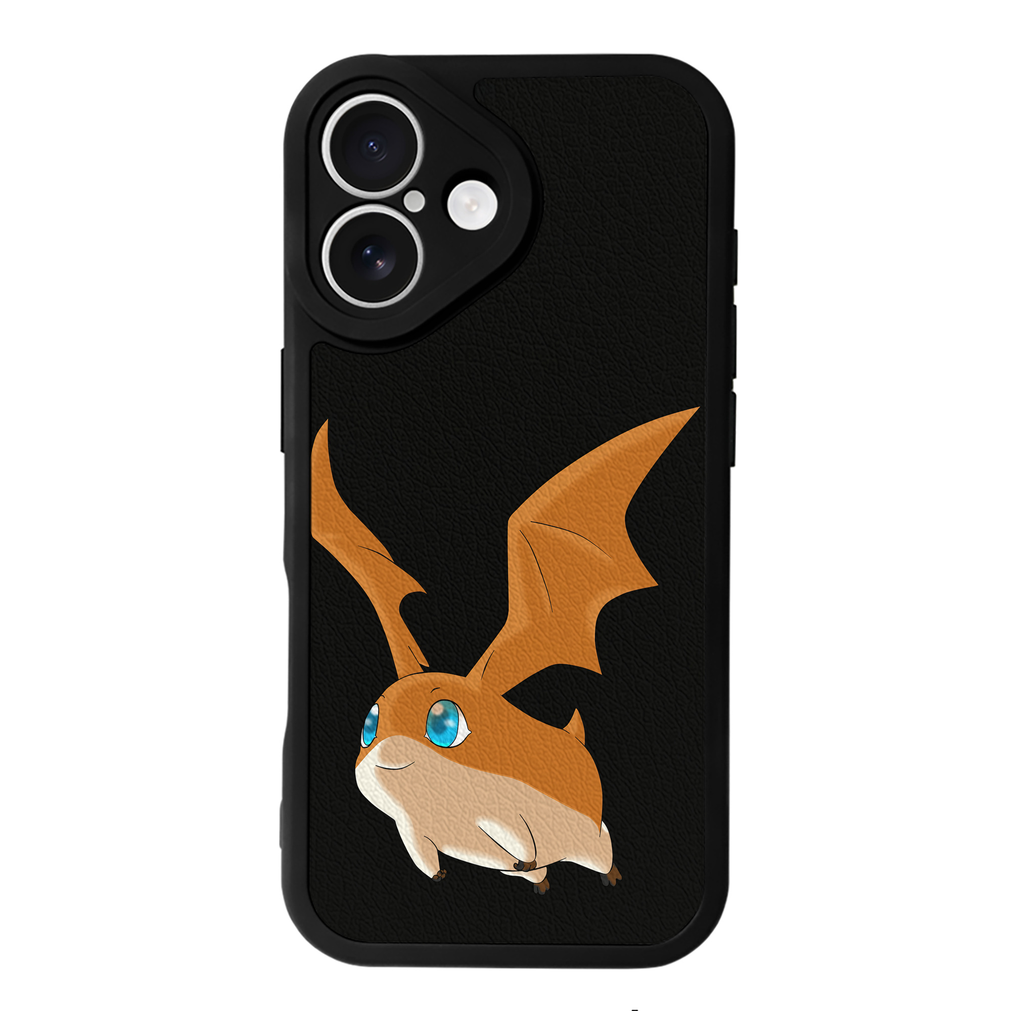 （画像用） Digimon デジタルモンスター/デジモン 【iPhone 16シリーズ対応】シリコンスマホケース（レザー調） 材質：シリコン
